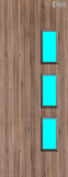 Walnut Veneer - 28G - Glazed Door (FD30)