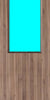 Walnut Veneer - 8G - Glazed Fire Door FD30