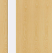 Ash Veneer - 18G - Glazed Door (FD30)