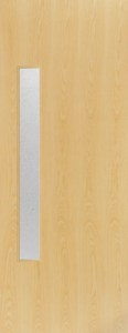 Ash Veneer - 18G - Glazed Door (FD30)