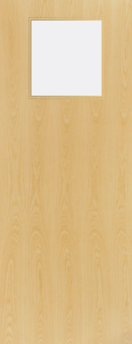 Ash Veneer - 1G - Glazed Door (FD30)