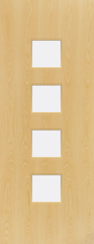 Ash Veneer - 22G - Glazed Door (FD30)