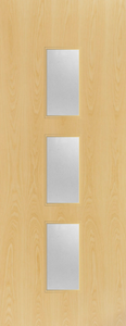 Ash Veneer - 23G - Glazed Door (FD30)