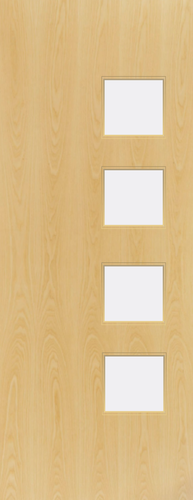 Ash Veneer - 26G - Glazed Door (FD30)