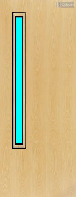 Ash Veneer - 20G - Glazed Fire Door FD30