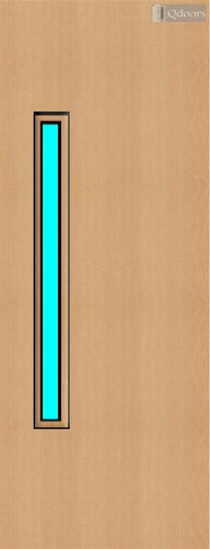 Beech Veneer - 18G - Glazed Door (FD30)