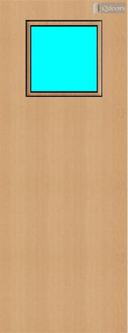 Beech Veneer - 1G - Glazed Door (FD30)