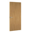Natural Corbridge Oak Egger laminate door, angled view showing edge lippings 