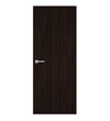 Dark Brown Eucalyptus Egger laminate door in exotic wood design, front view