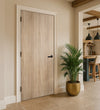 Natural Bardolino Oak Egger laminate door in a modern kitchen interior