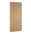 Natural Sheffield Acacia Egger laminate door, angled view showing edge lippings 