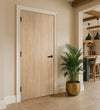 Natural Sheffield Acacia Egger laminate door in a modern kitchen interior