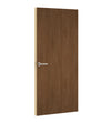 Lincoln Walnut Egger laminate door, angled view showing edge lippings 