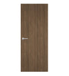 Natural Carini Walnut Egger laminate door with a mild yet lively plank design, front view