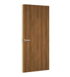 Natural Dijon Walnut Egger laminate door, angled view showing edge lippings 