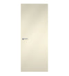 Alabaster White Egger laminate door in subtle yellow undertone, front view