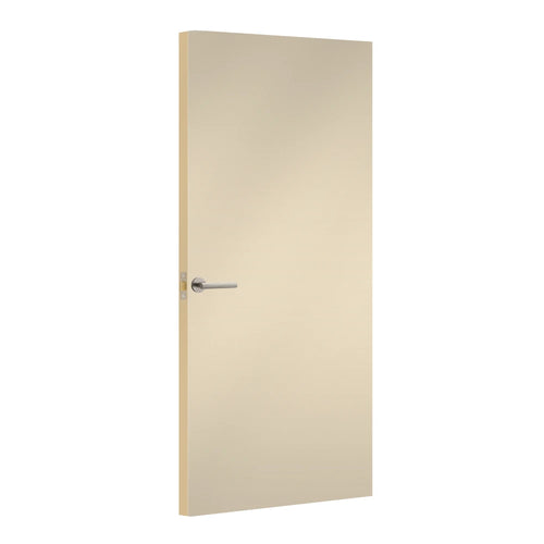 Carat Beige Egger laminate door, angled view showing edge lippings 