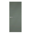 Reed Green Egger laminate door in a cool-toned green color, front view