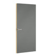 Dust Grey Egger laminate door, angled view showing edge lippings 