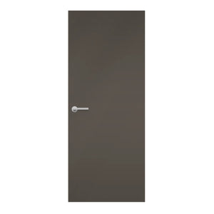 Lava Grey Egger laminate door in versatile grey tone, front view