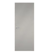 Pearl Grey Egger laminate door in a cool-toned neutral grey, front view 