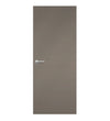 Cubanit Grey Egger laminate door in medium taupe shade, front view