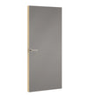 Arctic Grey Egger laminate door, angled view showing edge lippings 