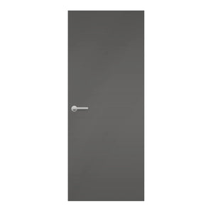 Onyx Grey Egger laminate door in a warm concrete-inspired tone, front view