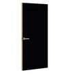 Black Premium Matt Egger laminate door, angled view showing edge lippings 