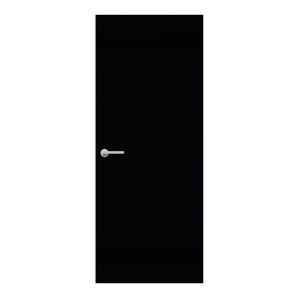 Black Egger laminate door, front view