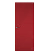 Beaujolais Formica laminate door in deep wine color, front view