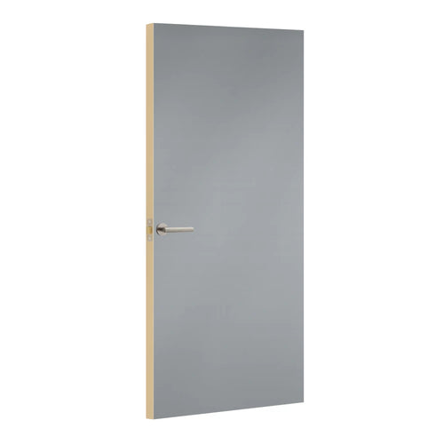 Xenon Formica laminate door, angled view with light edge lippings