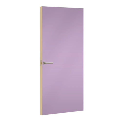 Heather Formica laminate door, angled view with light edge lippings