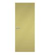 Artichoke Formica laminate door in earthy green tone, front view
