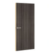 Ebony Ribbonwood Formica laminate door, angled view with light edge lippings