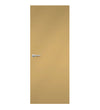 Cafe Formica laminate door in warm and rich brown color, front view