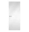 White Formica laminate door in clean white finish, front view