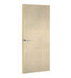 Pale Ash Formica laminate door, angled view with light edge lippings