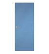 Azur Formica laminate door in cool blue shade, front view