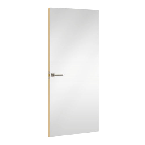 Alpino Formica laminate door, angled view with light edge lippings
