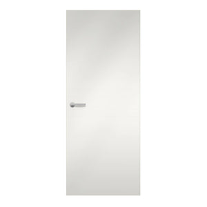 Alpino Formica laminate door in warm cream-white tone, front view