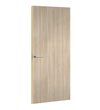 Natural Oak Formica laminate door, angled view with light edge lippings