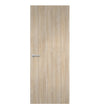 Natural Oak Formica laminate door in natural oak woodgrain finish, front view