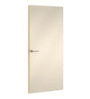 Irish Cream Formica laminate door, angled view with light edge lippings
