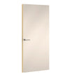 Magnolia Formica laminate door, angled view with light edge lippings