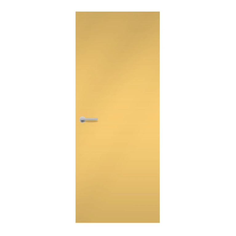 Tenere Formica laminate door in a light beige tone, front view