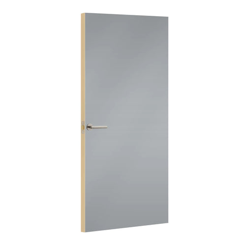 Fox Formica laminate door, angled view with light edge lippings