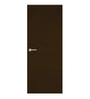 Dark Chocolate Formica laminate door in deep brown finish, front view