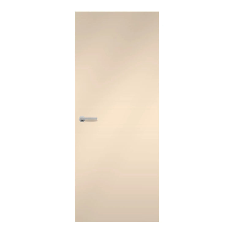Seringa Formica laminate door in soft pastel shade, front view