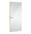 Blanc Polaire Formica laminate door, angled view with light edge lippings